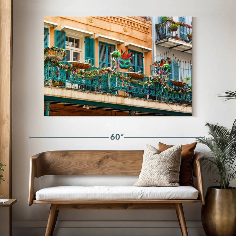 Balcon Gras, H 34 po x l 51 po