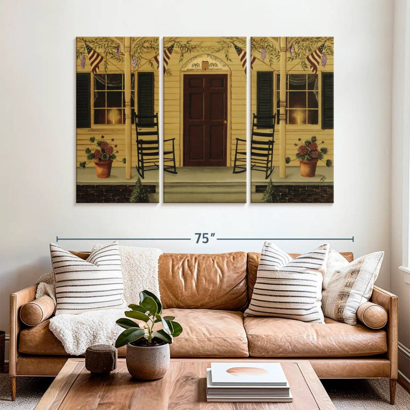 Lilie Americana Porch, 42" H x 65" W