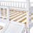Twin Over Twin Bunk Bed With Slide, House Bed With Slide, White