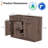 48" Freestanding Farmhouse Double Sink Bathroom Vanity Cabinet Base Only, without Sink Top-120720931