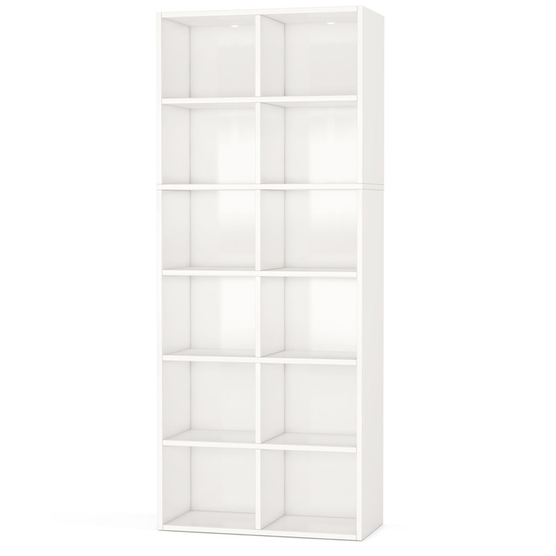 Bibliothèque verticale ou horizontale pour salon 71,65 "