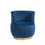 Fauteuil d'appoint pivotant à 360 degrés avec accoudoirs rembourrés et rembourrés pour un confort ultime et une utilisation polyvalente à la maison-1587502263