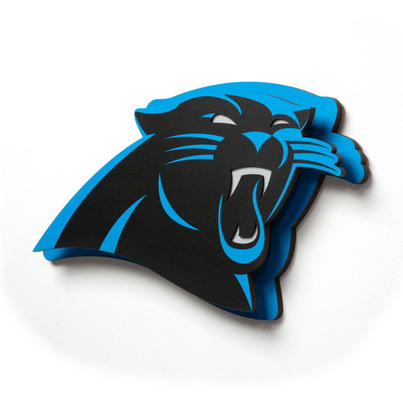 NFL Carolina Panthers 3DX Die Cut Wall Art