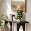 Grand vase vert moderne poires 12,4 pouces