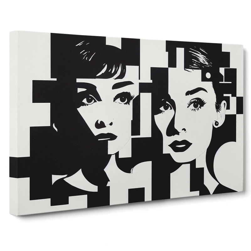 Abstract Women - Wrapped Canvas, 50cm H x 76cm W x 3cm D