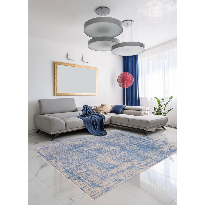 Tapis bleu Legacy 8 pi 8 po x 11 pi 11 po