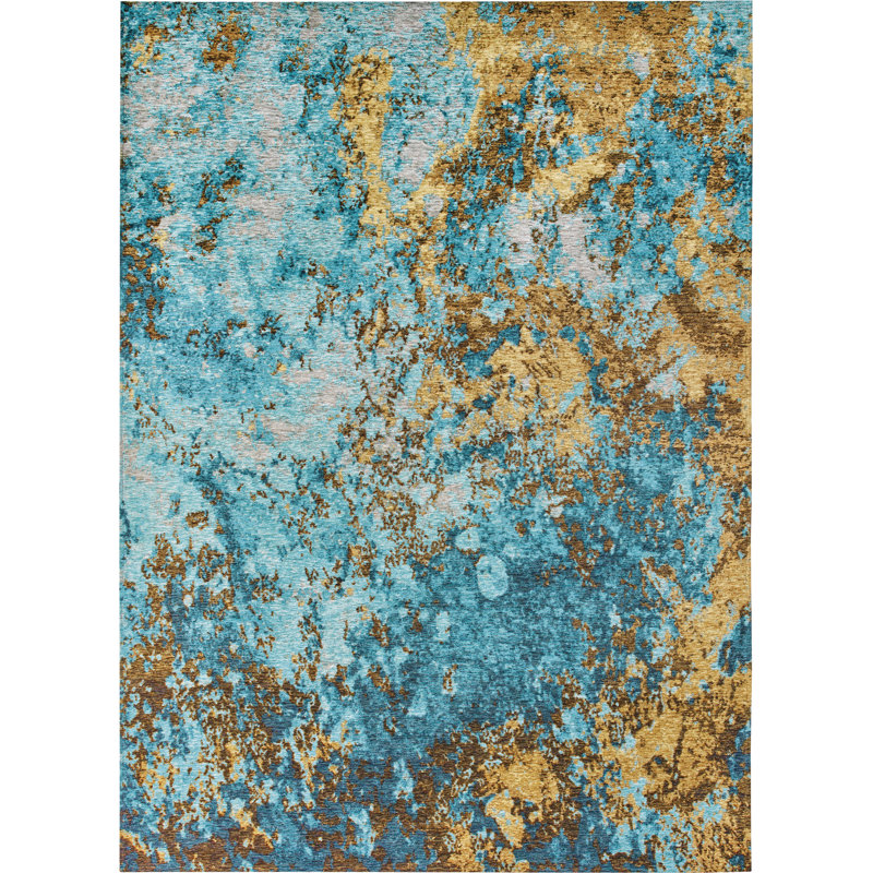 Anniken Abstract Flat Weave Area Rug, Rectangle 160 x 235 cm