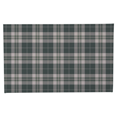 Tartan Block Non-Skid Bath Mat