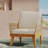 Wood Rope Weave Club Chair - To Weather Elements, 28"w X 27"d 31.5"h With Design, 27.93" 26.22" 31.37