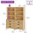 74" Tall Bookbookshelf, Large Farmhouse Bookcase With 3 Drawers Set Of 2, Wood Bookshelves Storage Cabinets For Living Room, Home Office, Library-1598846547