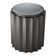 Fluted Column Table-Nickel
