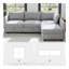 Canapé modulaire modulaire, siège de canapé convertible avec rangement, ensemble de canapé modulaire canapé-lit, combinaisons modulaires flexibles en tissu pour le salon-889203500