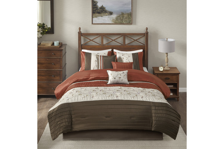 Raheem Floral 7 Piece Comforter Set