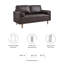 Causeuse en cuir Valor-703043735