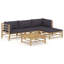 Chaise longue avec coussins 5 pièces Kyles-959994802