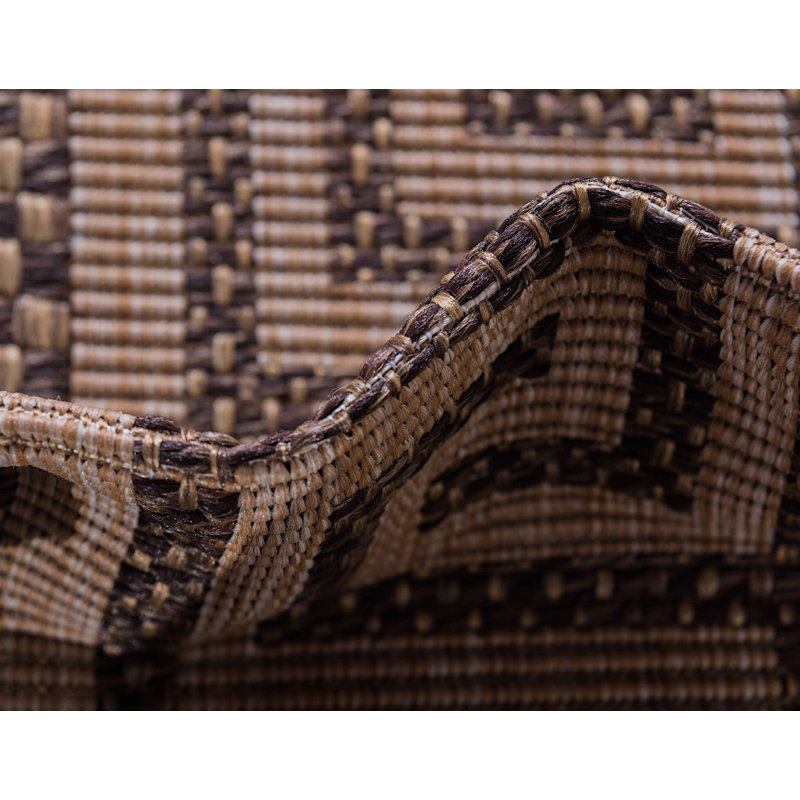 Outdoor Veranda Area Rug Tweed Color, Rectangle 2'2" x 3'