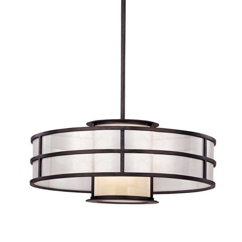 Discus Pendant, Medium Base, 10" H x 18" W x 18" D