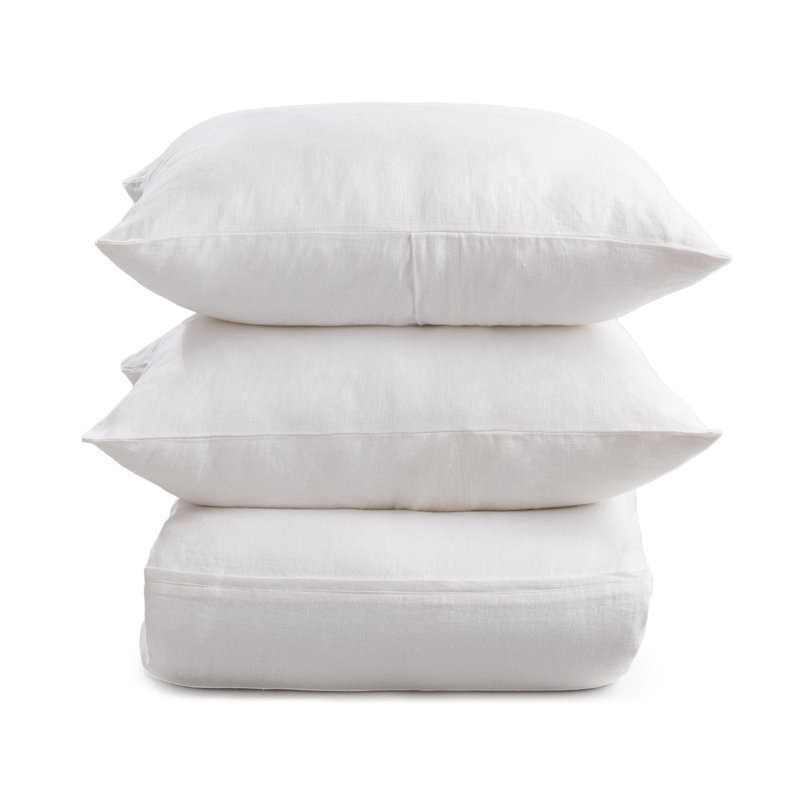 Beaumont Linen Duvet Cover Set, Cloud, King