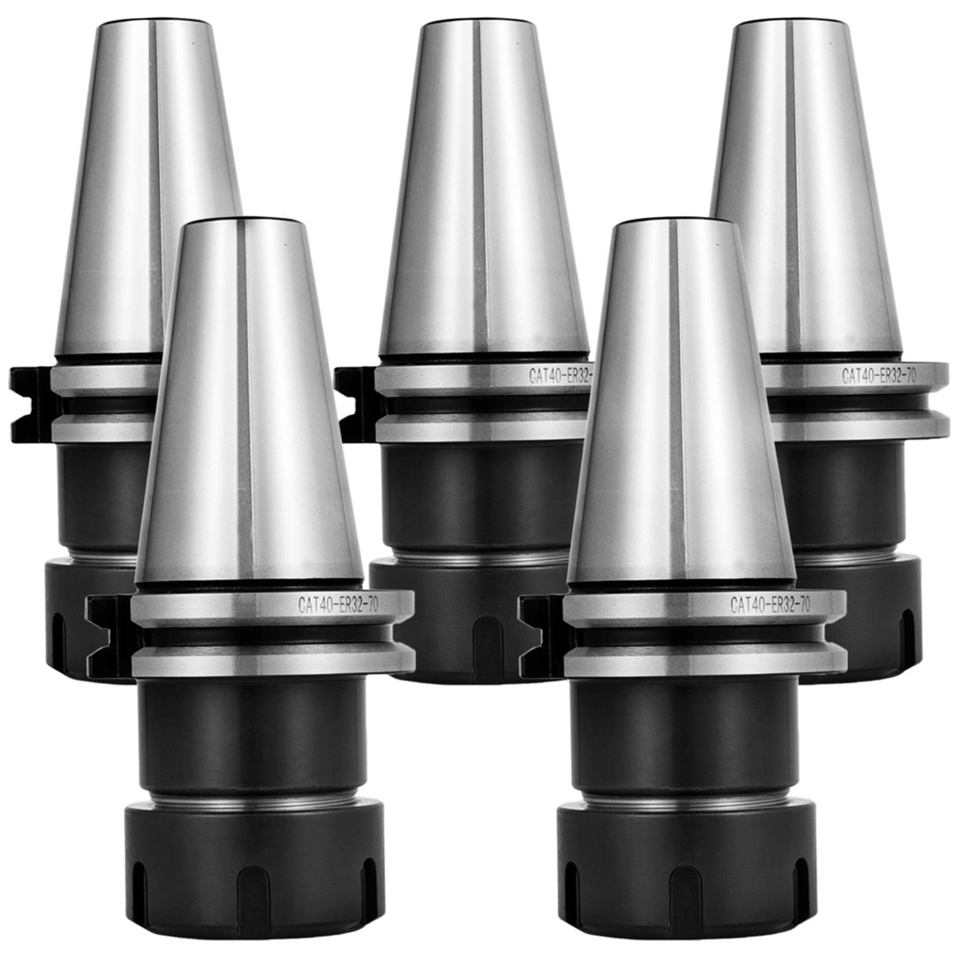 Collet Set, CAT40 ER32 Collet Chuck, for CNC Engraving Machine & Milling Lathe Tool (CAT40 ER32)
