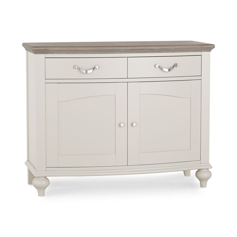 Dimas 109cm Sideboard, Soft Grey/Grey Washed Oak