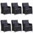 Winston Rectangular 6 - Person 55.12" Long Dining Set-325618242-325618241-304938024