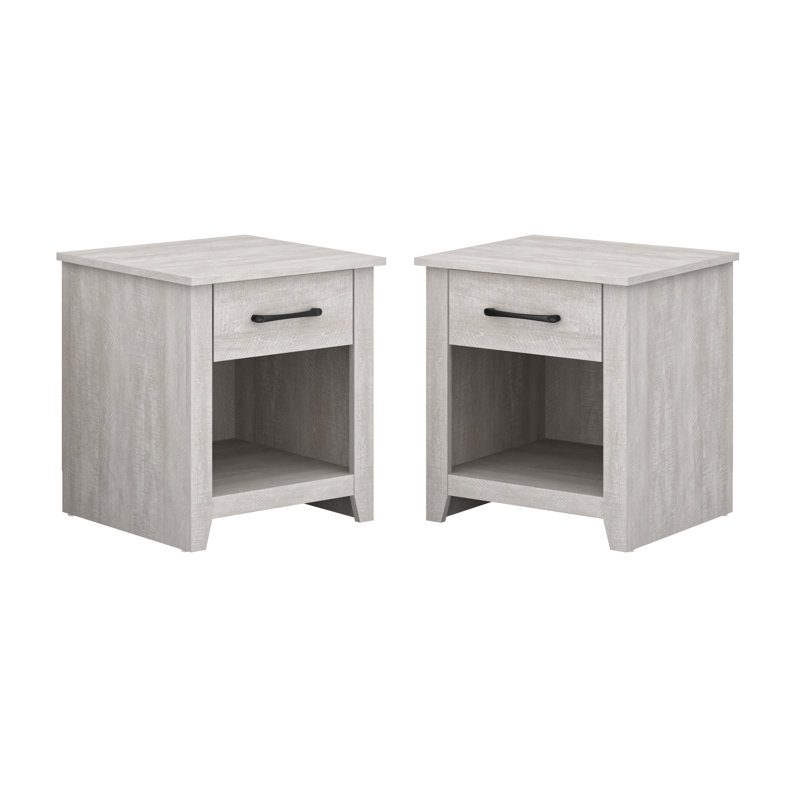 Walter 1 Drawer Nightstand, Dusty Gray Oak
