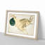Astronomical Zodiac Chart Of The Capricorn - Single Picture Frame Painting-57844283-57844284