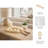 Decorative Swirled Beads with Tassels for Home Decor - Coastal Garland for Office, Desks, and Living Room Decoration - Ivory-861759112-869468753
