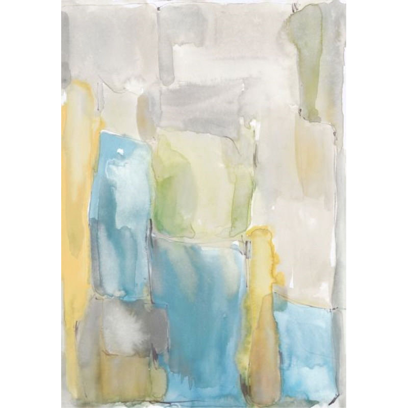 Mellow Fields I Painting by Elena Carlie, 77" H x 54" W x 1.5" D, Outdoor