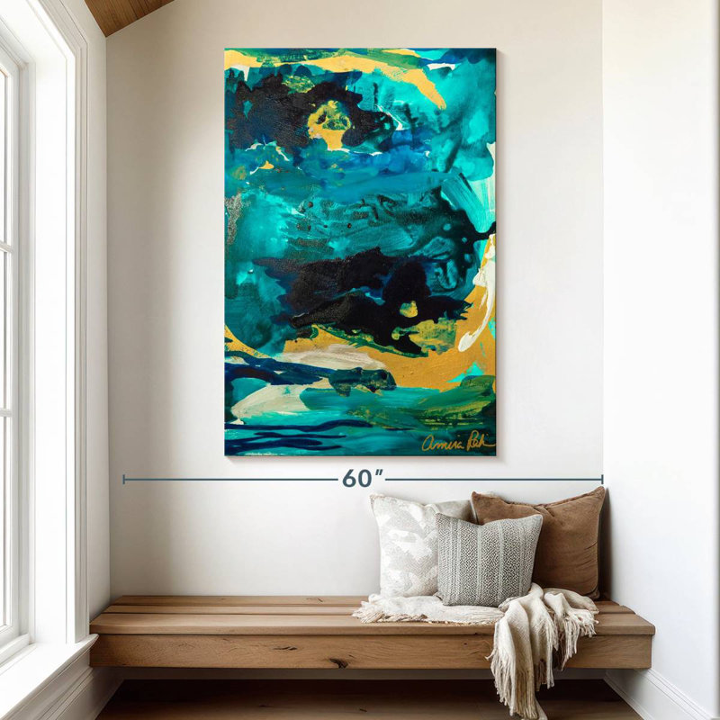 Avery Royal Blue, 51" H x 34" W
