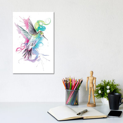 Hummingbird by Katy Lipscomb - Wrapped Canvas Gallery-Wrapped Canvas Giclée