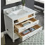 Ensemble de meuble-lavabo simple 36 po avec dessus en marbre Pamula, blanc colombe-1222280300-1304437033