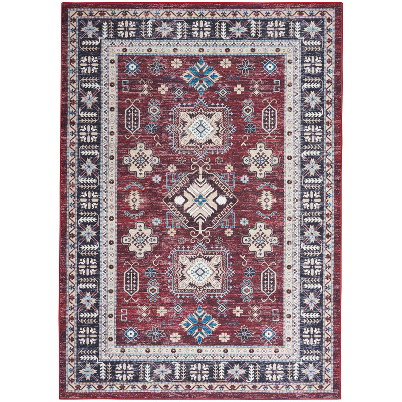 Oriental Indoor Rug, Rectangle 7'10" x 9'10"