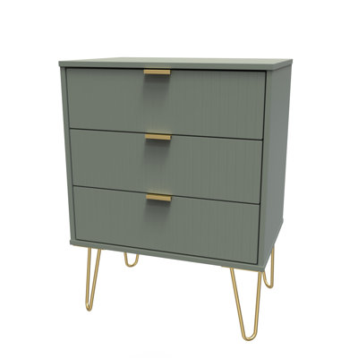Fully Assembled Anacarina 3 - Drawer Chest of Drawers