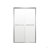 Aluminum Frame Double Sliding Shower Door,Bypass Bathroom Sliding Door With Premium 1/4" (6Mm) Clear Tempered Glass, Hardware Sliding Glass Shower Enclosure-117354558