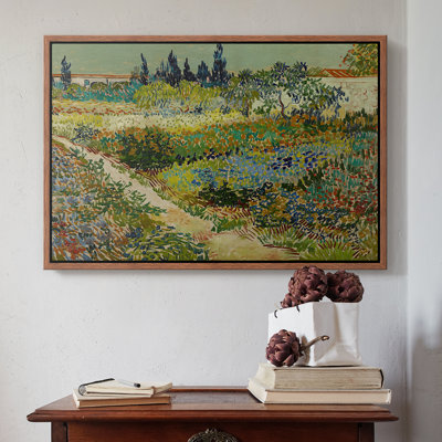 Garden at Arles, 1888-Vincent van Gogh-Framed Gallery Wrapped Canvas