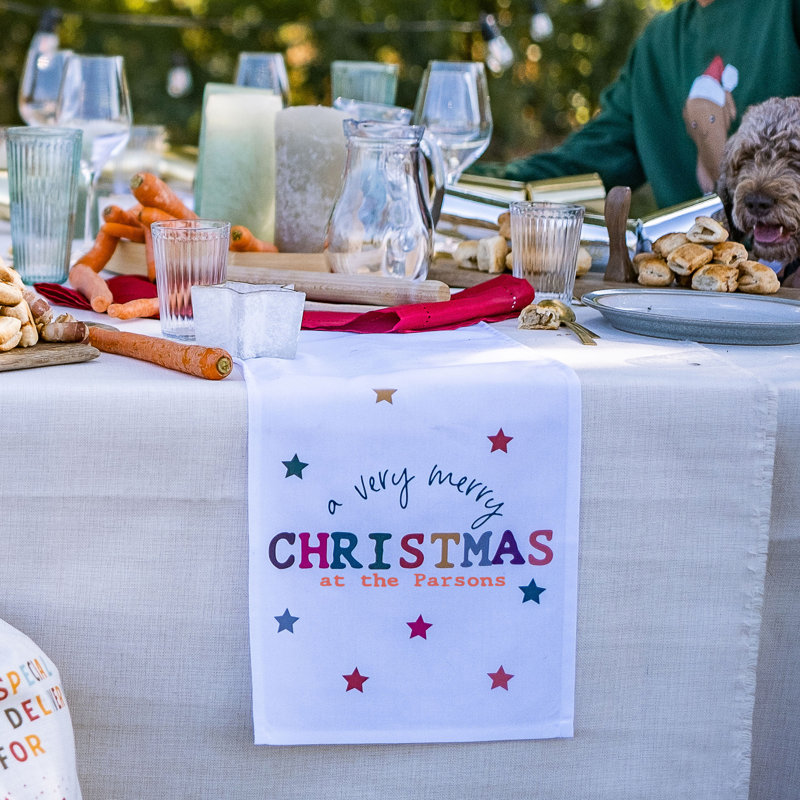 Dublin Colourful Christmas Table Runner