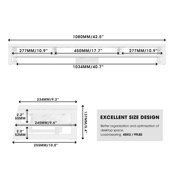 Dimensions du produit