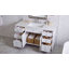 Meuble-lavabo autoportant de 48 pouces avec lavabo en composite, 6 tiroirs et portes à fermeture amortie-811912147