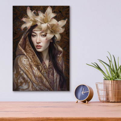 Art mural épique «Queen Of Flowers 2» par Momart