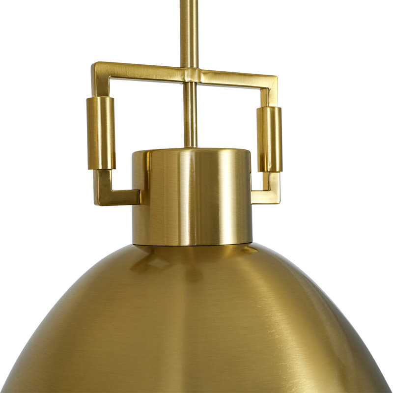 1 - Suspension cloche en laiton de style industriel, moderne et léger