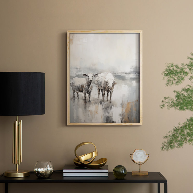 ANIMALS Series CCL XXXII, reproduction encadrée - bois massif, H 21 po x l 17 po