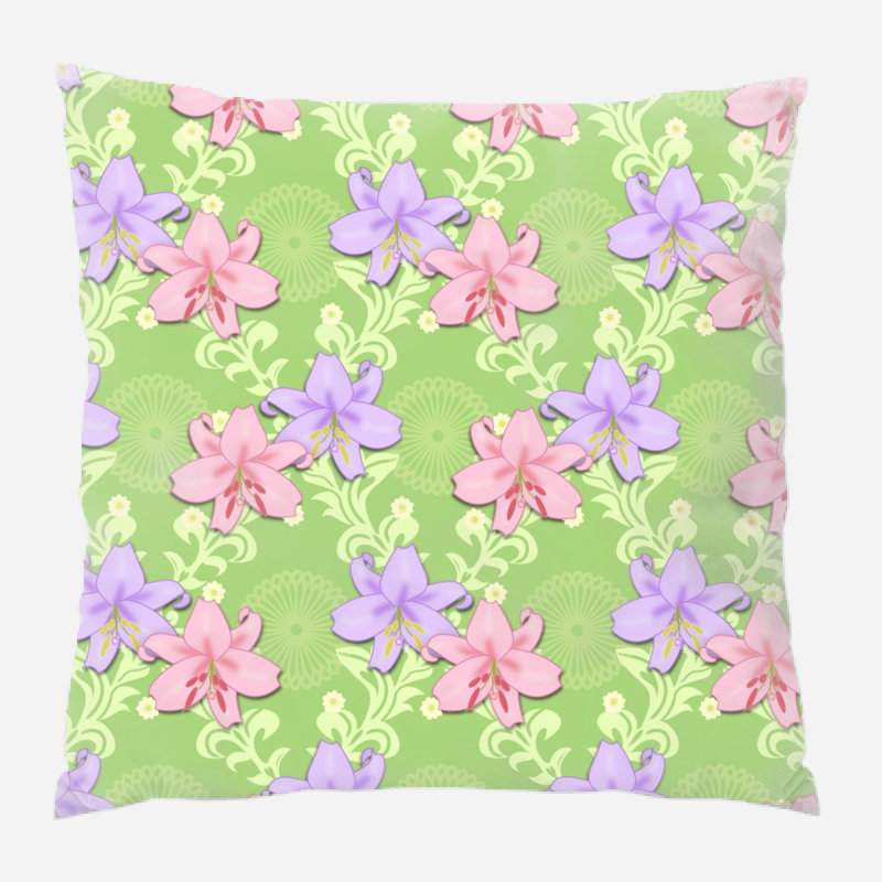 Coussin décoratif fleurs lily, Intérieur