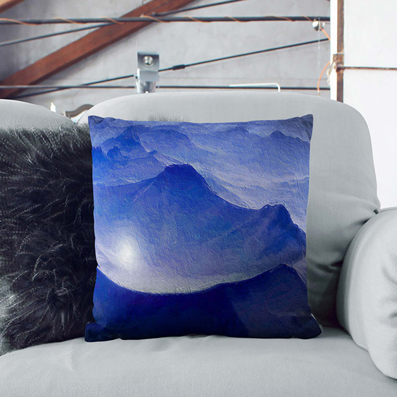 Square Throw Cushion, 55cm H x 55cm W x 20cm D