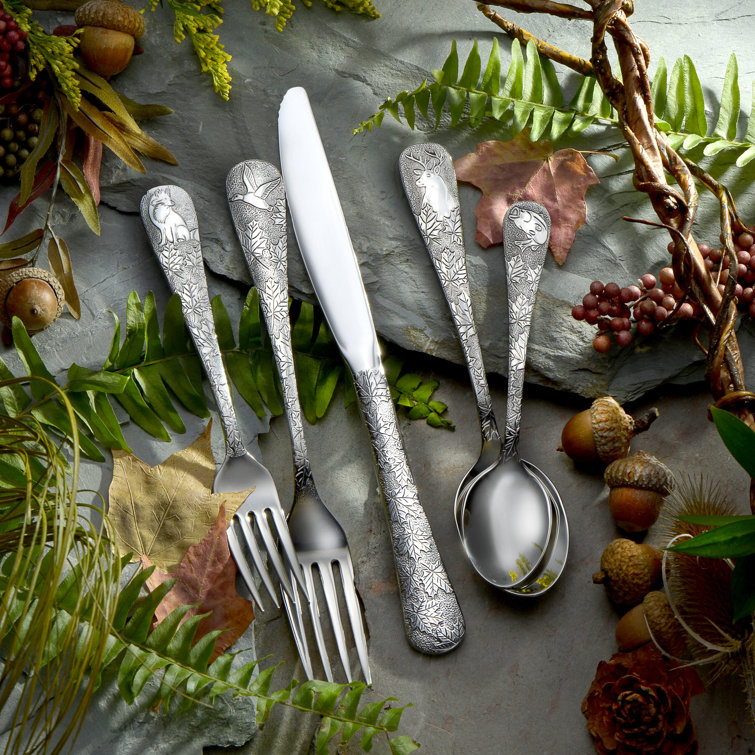 Liberty Tabletop Modern America 65 Piece Flatware Set (For 12)