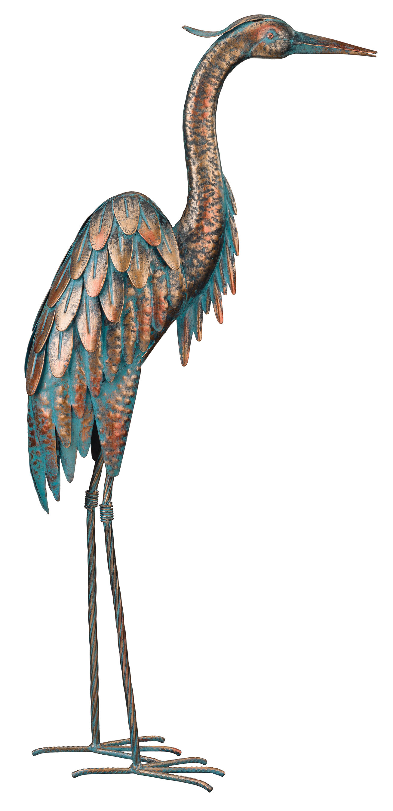 Regal Art & Gift Patina Heron Statue & Reviews | Wayfair