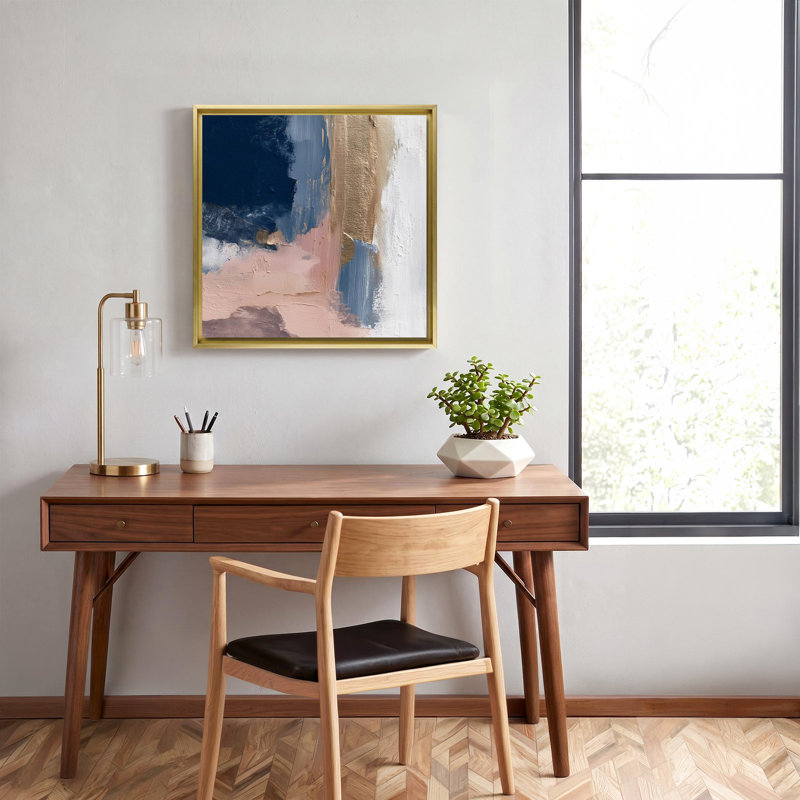 Gilded Current, 40" H x 40" W