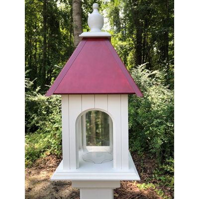Krebs Water Resistant Pole Tube Bird Feeder