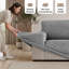 Housse extensible pour fauteuil avec accoudoirs pour animaux de compagnie - Housse de protection pour meuble lavable-1115903123