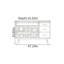 Buffet de rangement multifonctionnel en bois massif-549022869